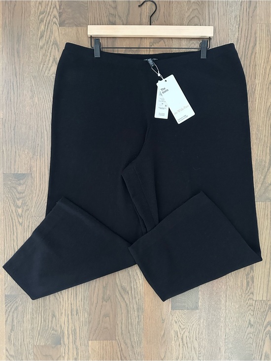 Eileen Fisher Pants - NWT Eileen Fisher Wool Knit Crepe Wide Leg Crop Pant in Black Size 1X